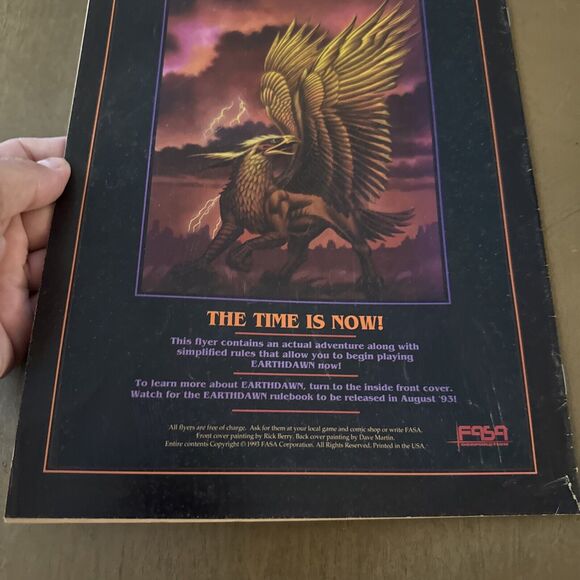 FASA Earth Dawn Complete Earthdawn Adventure Book 3 Of 3 - Picture 7 of 7